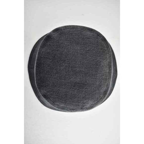 Chanel 22P Black Denim Crystal Sequin CC Logo Sun Cloche Bucket Hat Medium M main image 6